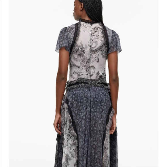 ZARA NWT COMBINED LACE DRESS LIMITED EDITION - Picture 3 of 8